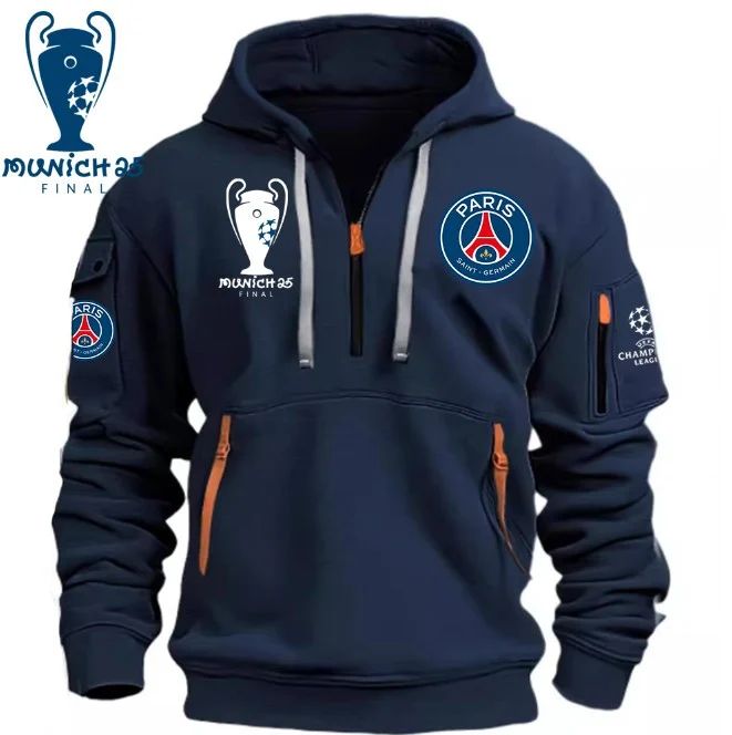 Paris Saint Germain 2025 Champions League Heavy Zip - Adult & Kids T-Shirts, Sweatshirts & Hoodies apparel design preview 1