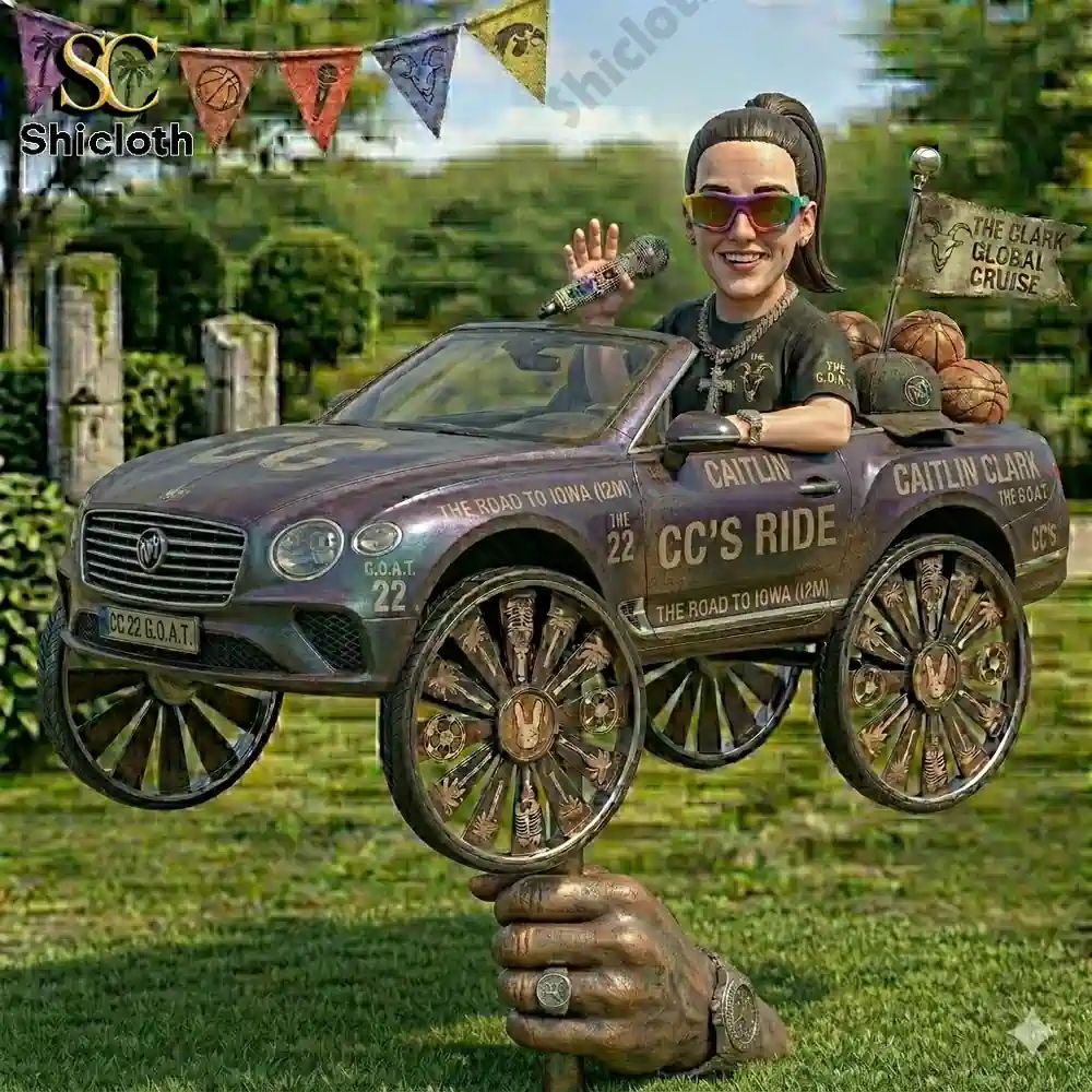 Caitlin Clark X Buick Envision Wind Spinner For - Adult & Kids T-Shirts, Sweatshirts & Hoodies apparel design preview 1