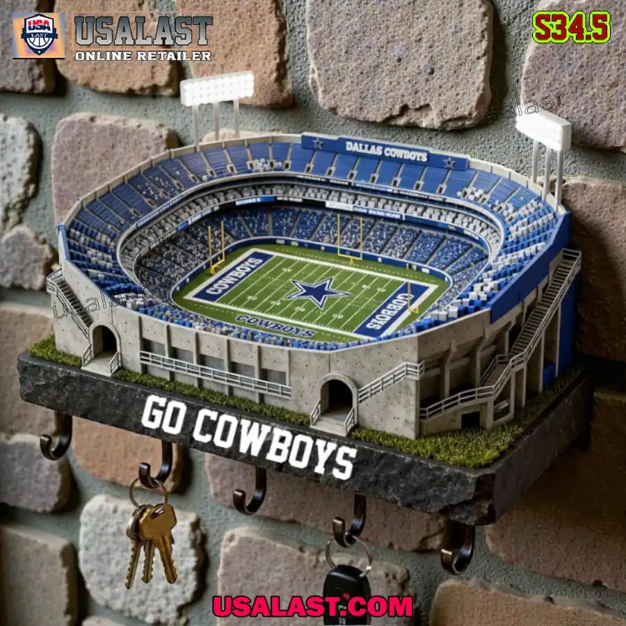 Dallas Cowboys Sports Stadium Key Hooks, Holder - Adult & Kids T-Shirts, Sweatshirts & Hoodies apparel design preview 1