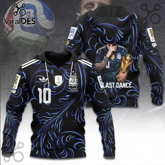 Argentina National Team Messi 2026 World Cup Black - Adult & Kids T-Shirts, Sweatshirts & Hoodies apparel design preview 1