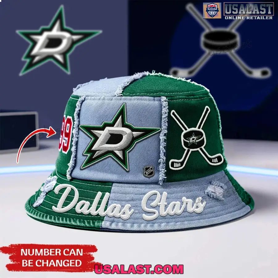 Dallas Stars Premium Bucket Hat - Adult & Kids T-Shirts, Sweatshirts & Hoodies apparel design preview 1