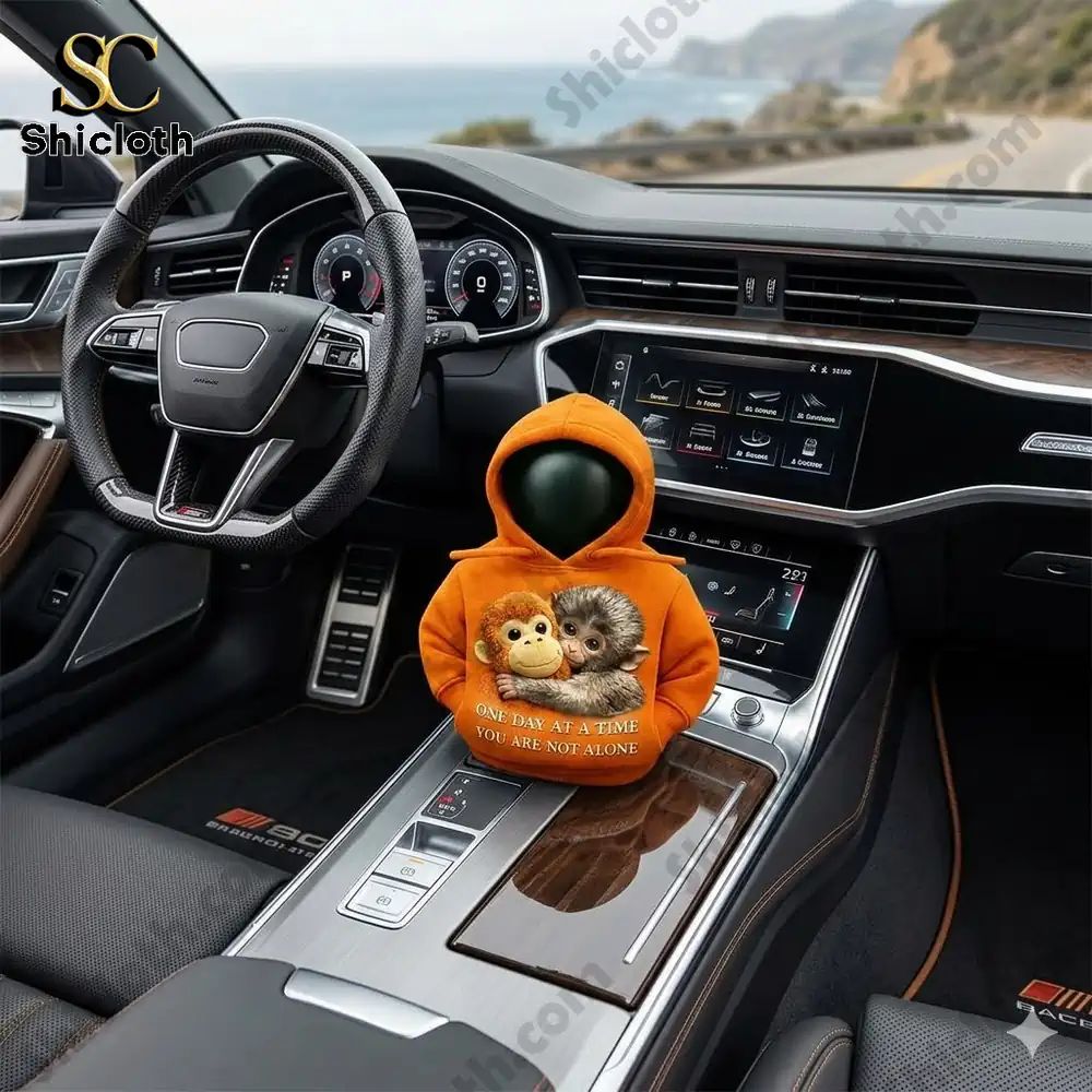 Emotional Support Monkey Gear Shift Cover - Adult & Kids T-Shirts, Sweatshirts & Hoodies apparel design preview 1