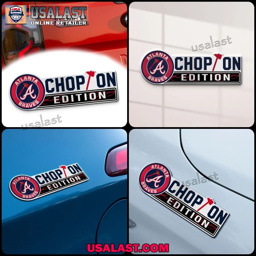 Atlanta Braves Edition Engraved Car Name Badge - Adult & Kids T-Shirts, Sweatshirts & Hoodies apparel design preview 1