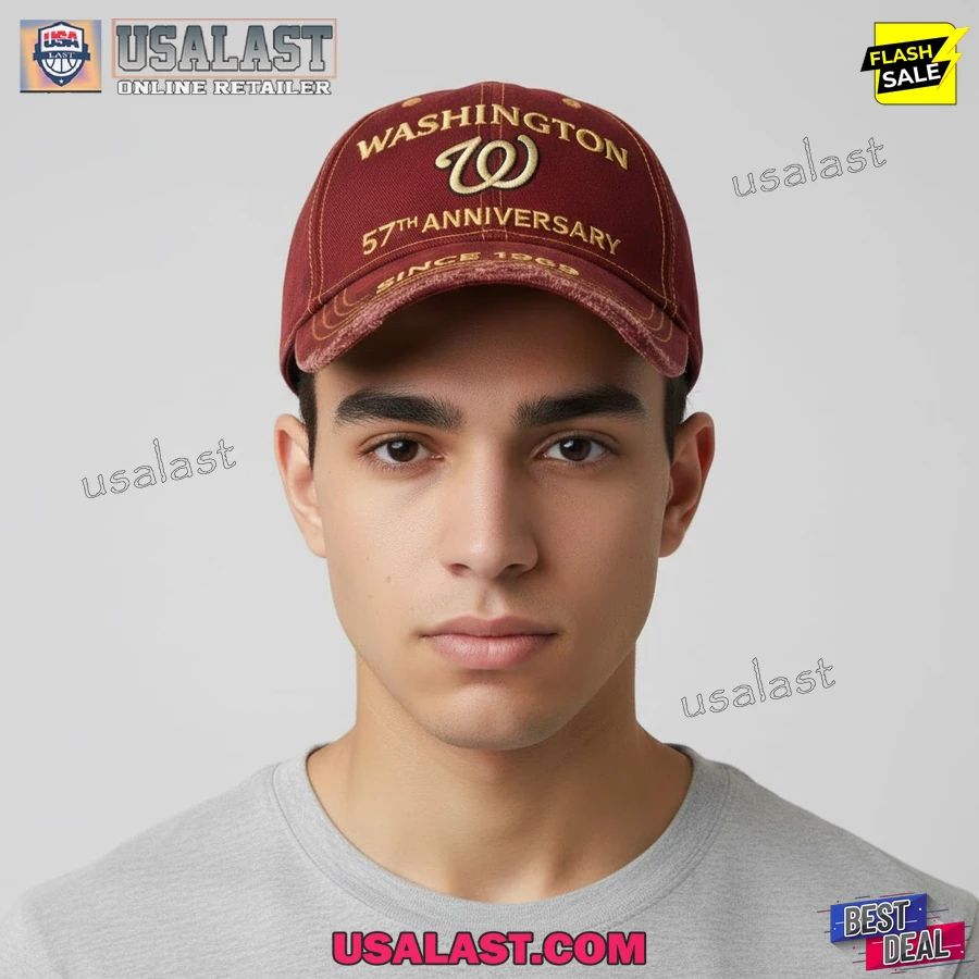 Washington Nationals 57th Anniversary 1969-2026 - Adult & Kids T-Shirts, Sweatshirts & Hoodies apparel design preview 1