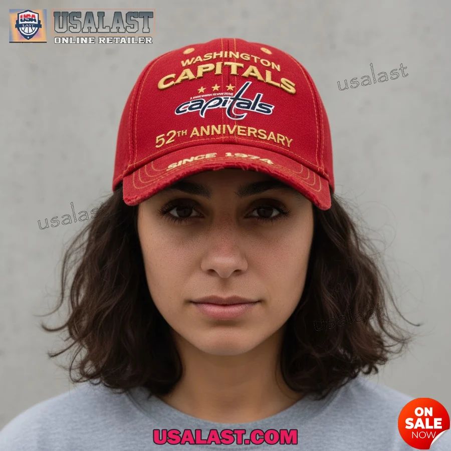 Washington Capitals 52nd Anniversary 1974-2026 - Adult & Kids T-Shirts, Sweatshirts & Hoodies apparel design preview 1