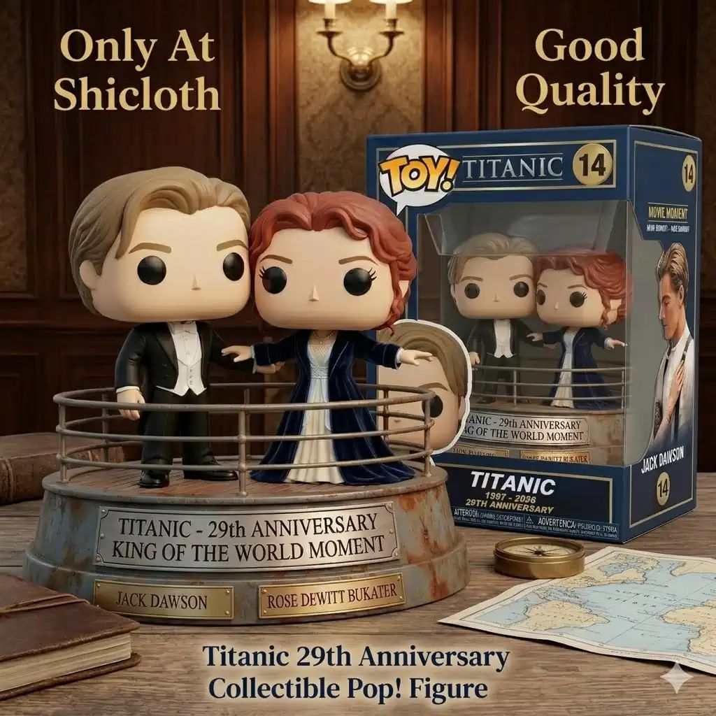Titanic 29th Anniversary Collectible Pop! Figure - Adult & Kids T-Shirts, Sweatshirts & Hoodies apparel design preview 1