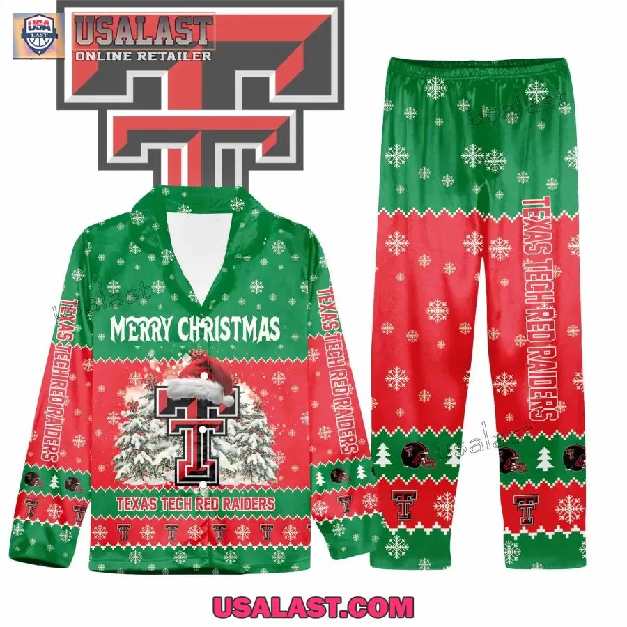 Texas Tech Red Raiders Button Pajamas Set - Adult & Kids T-Shirts, Sweatshirts & Hoodies apparel design preview 1