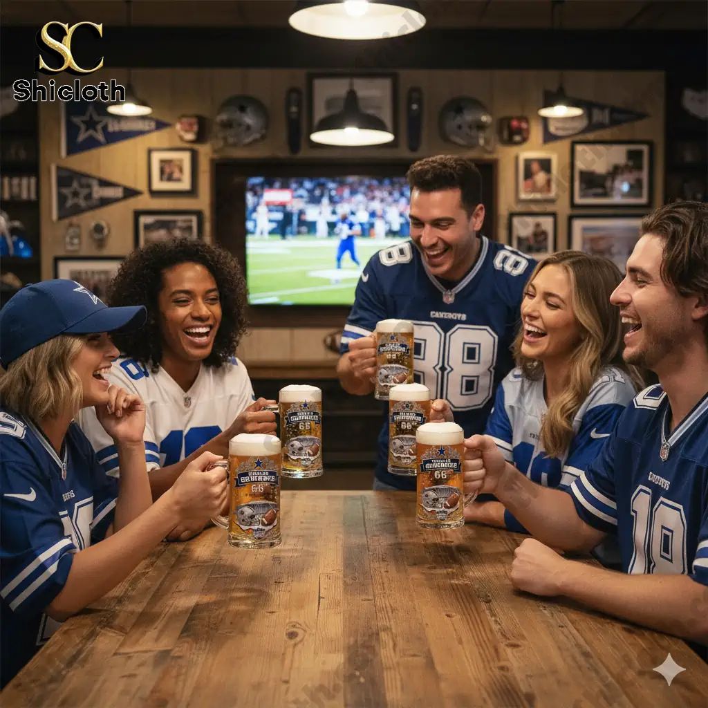 Dallas Cowboys Americas Team 66Th Anniversary Beer - Adult & Kids T-Shirts, Sweatshirts & Hoodies apparel design preview 1