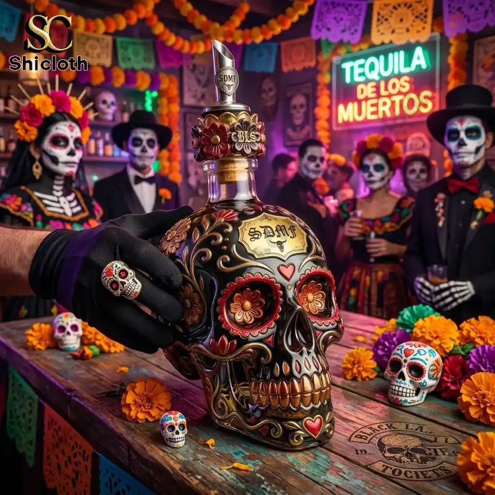 Black Label Society Day of the Dead Edition Tequila - Adult & Kids T-Shirts, Sweatshirts & Hoodies apparel design preview 1