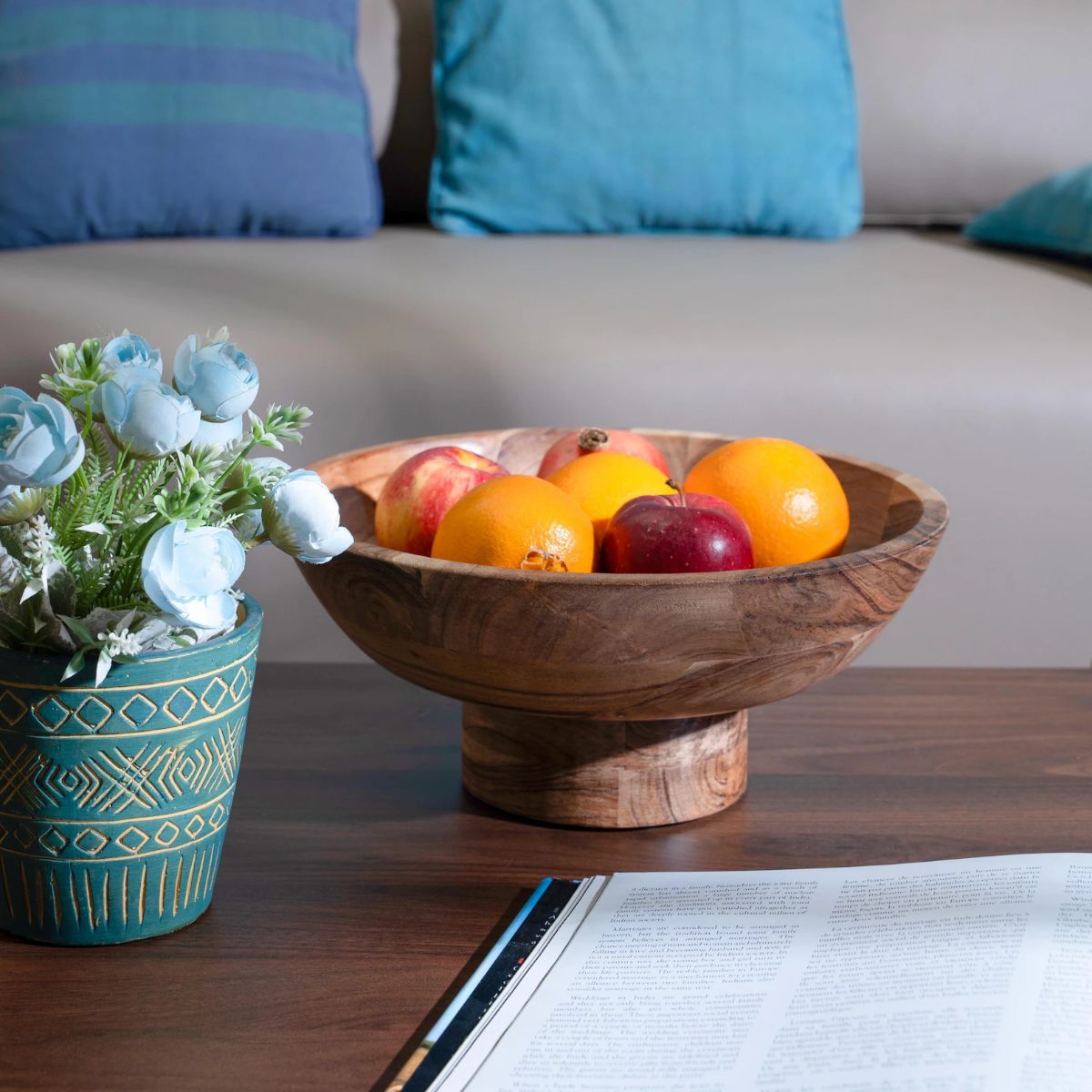 Handcrafted Wooden Footed Centerpiece Bowl - Adult & Kids T-Shirts, Sweatshirts & Hoodies apparel design preview 1