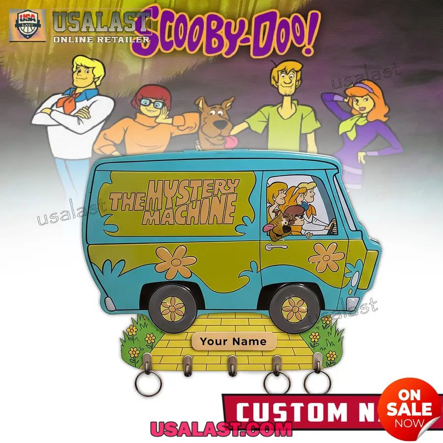 Personalized Scooby Doo Themed Wall Key Holder - Adult & Kids T-Shirts, Sweatshirts & Hoodies apparel design preview 1