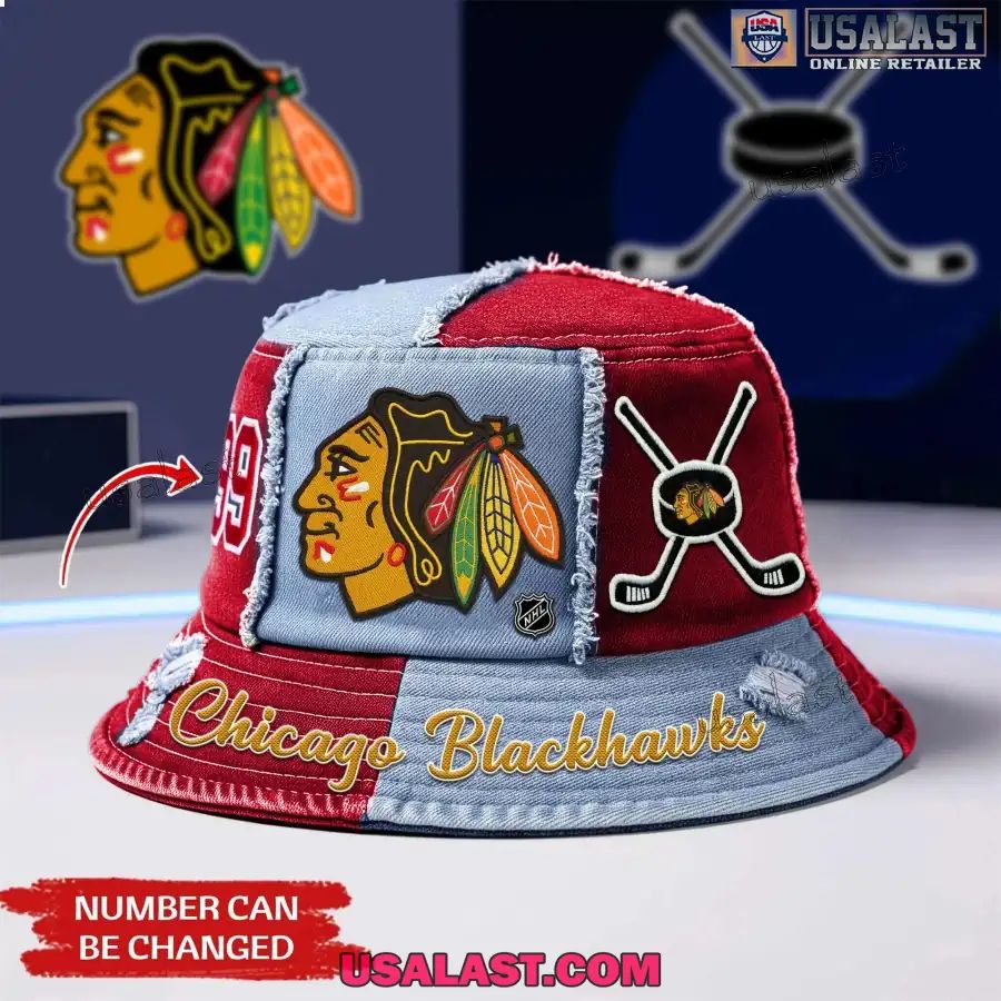 Chicago Blackhawks Premium Bucket Hat - Adult & Kids T-Shirts, Sweatshirts & Hoodies apparel design preview 1