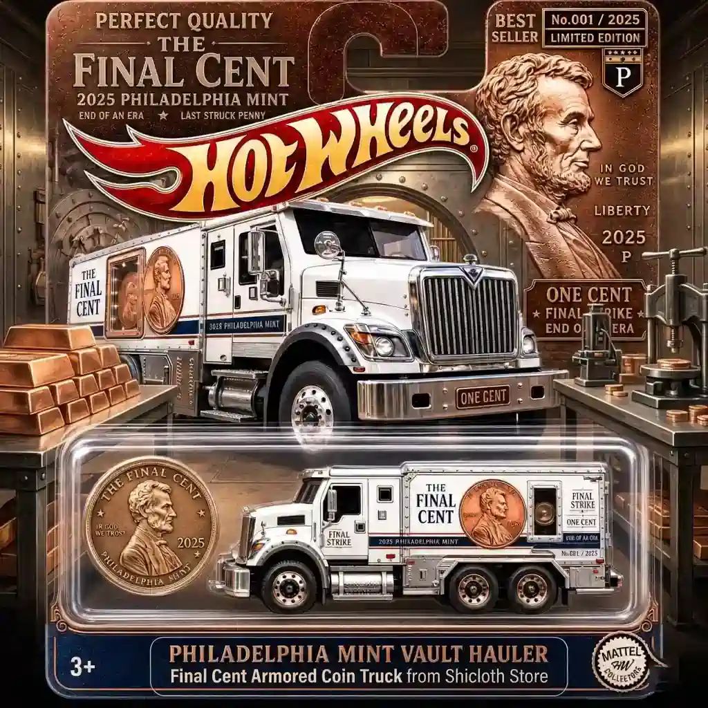 Wheels Philadelphia Mint Vault Hauler Final Cent - Adult & Kids T-Shirts, Sweatshirts & Hoodies apparel design preview 1