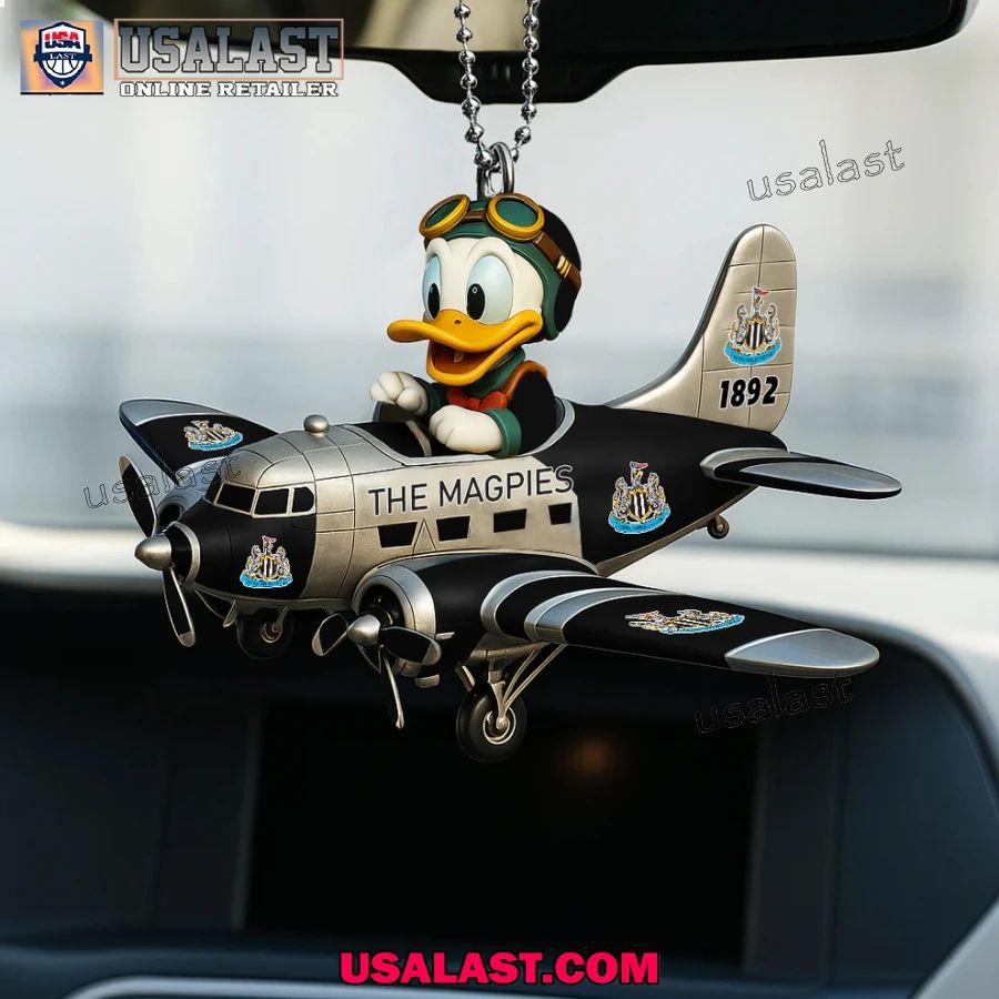 Newcastle United x Donald Duck Christmas Hanging - Adult & Kids T-Shirts, Sweatshirts & Hoodies apparel design preview 1