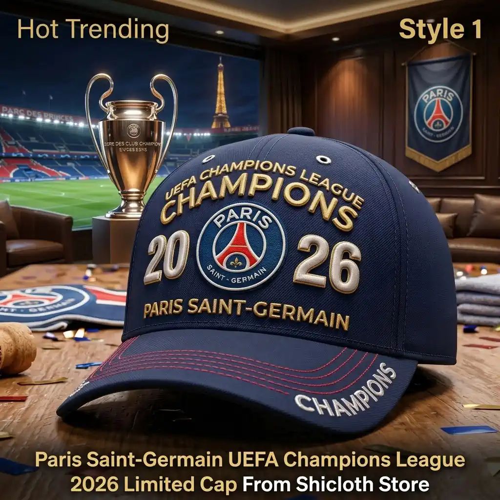 Paris Saint-Germain UEFA Champions League 2026 - Adult & Kids T-Shirts, Sweatshirts & Hoodies apparel design preview 1