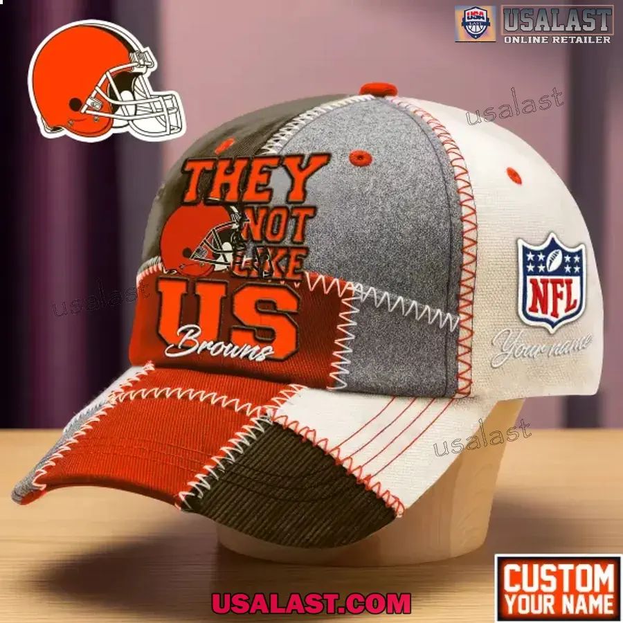 Cleveland Browns They Not Like Us Personalized Cap - Adult & Kids T-Shirts, Sweatshirts & Hoodies apparel design preview 1