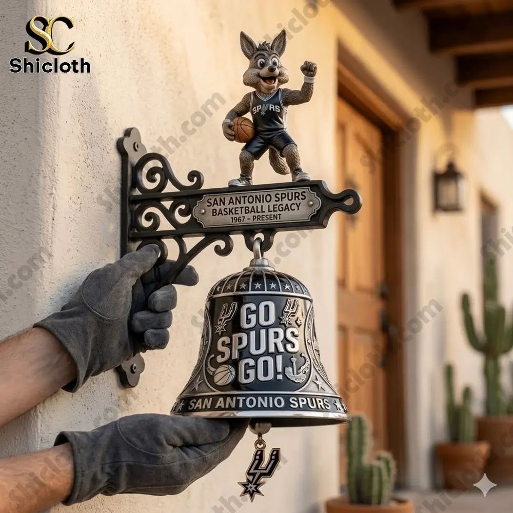San Antonio Spurs Go Wall Bell - Adult & Kids T-Shirts, Sweatshirts & Hoodies apparel design preview 1
