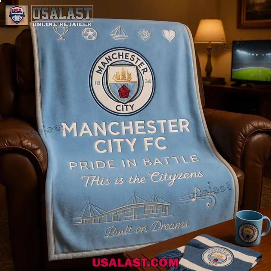 Manchester City The Cityzens Match Day Blanket - Adult & Kids T-Shirts, Sweatshirts & Hoodies apparel design preview 1