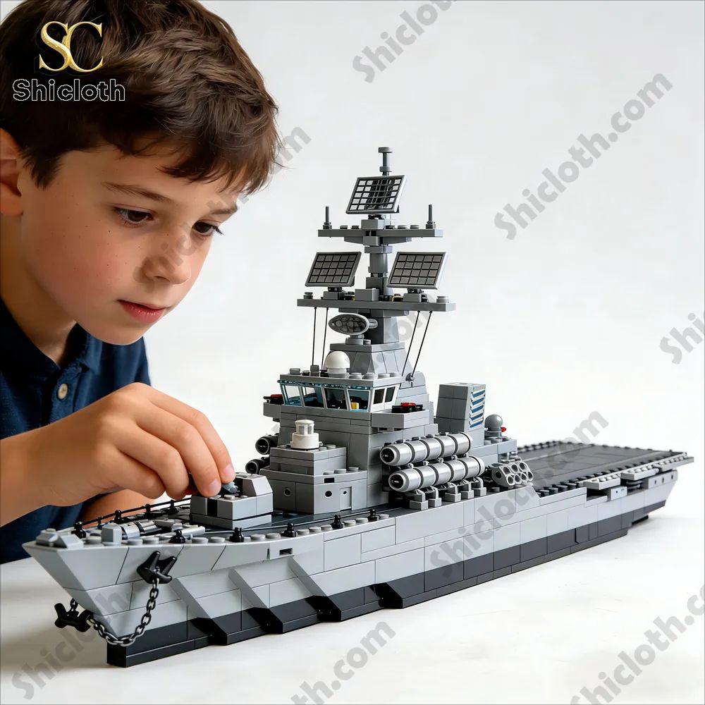 US Navy Limited 250 Year Warship Kit Bricks - Adult & Kids T-Shirts, Sweatshirts & Hoodies apparel design preview 1