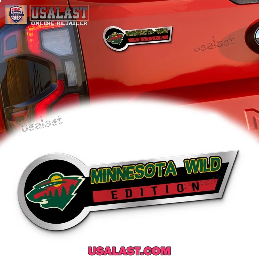 Minnesota Wild Edition 3D Engraved Car Name Emblem - Adult & Kids T-Shirts, Sweatshirts & Hoodies apparel design preview 1