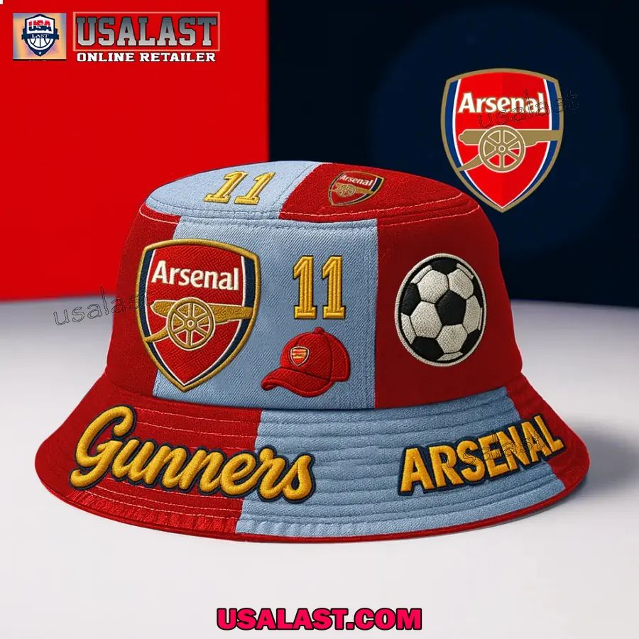 Personalized Arsenal Gunners Bucket Hat - Adult & Kids T-Shirts, Sweatshirts & Hoodies apparel design preview 1
