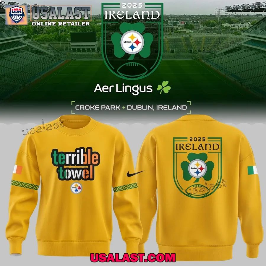 Ireland 2025 Terrible Towel Dublin Game 3D - Adult & Kids T-Shirts, Sweatshirts & Hoodies apparel design preview 1