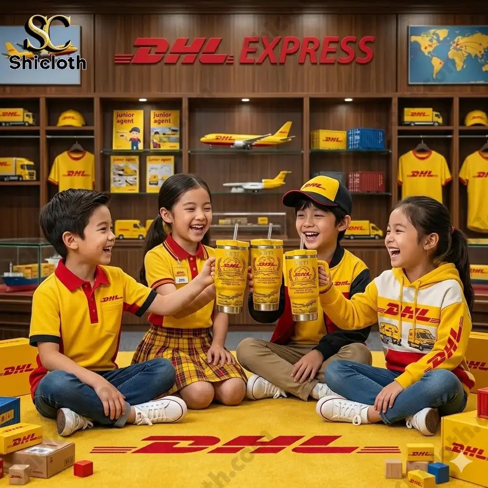 DHL Express Global Logistics Network Partner Edition - Adult & Kids T-Shirts, Sweatshirts & Hoodies apparel design preview 1