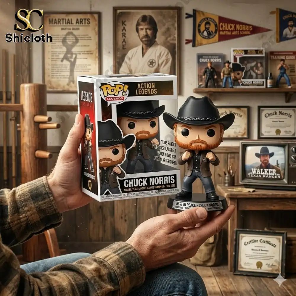 Chuck Norris Walker Texas Ranger Commemorative Legend - Adult & Kids T-Shirts, Sweatshirts & Hoodies apparel design preview 1