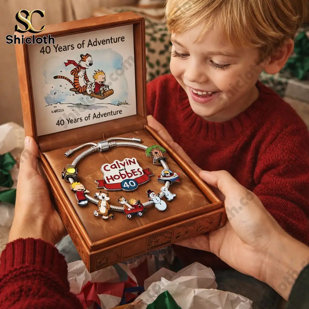 Calvin and Hobbes 40th Anniversary Commemorative - Adult & Kids T-Shirts, Sweatshirts & Hoodies apparel design preview 1