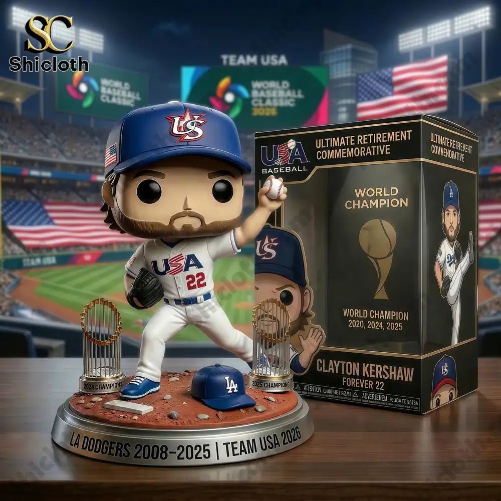 Clayton Kershaw 2026 Ultimate Retirement - Adult & Kids T-Shirts, Sweatshirts & Hoodies apparel design preview 1