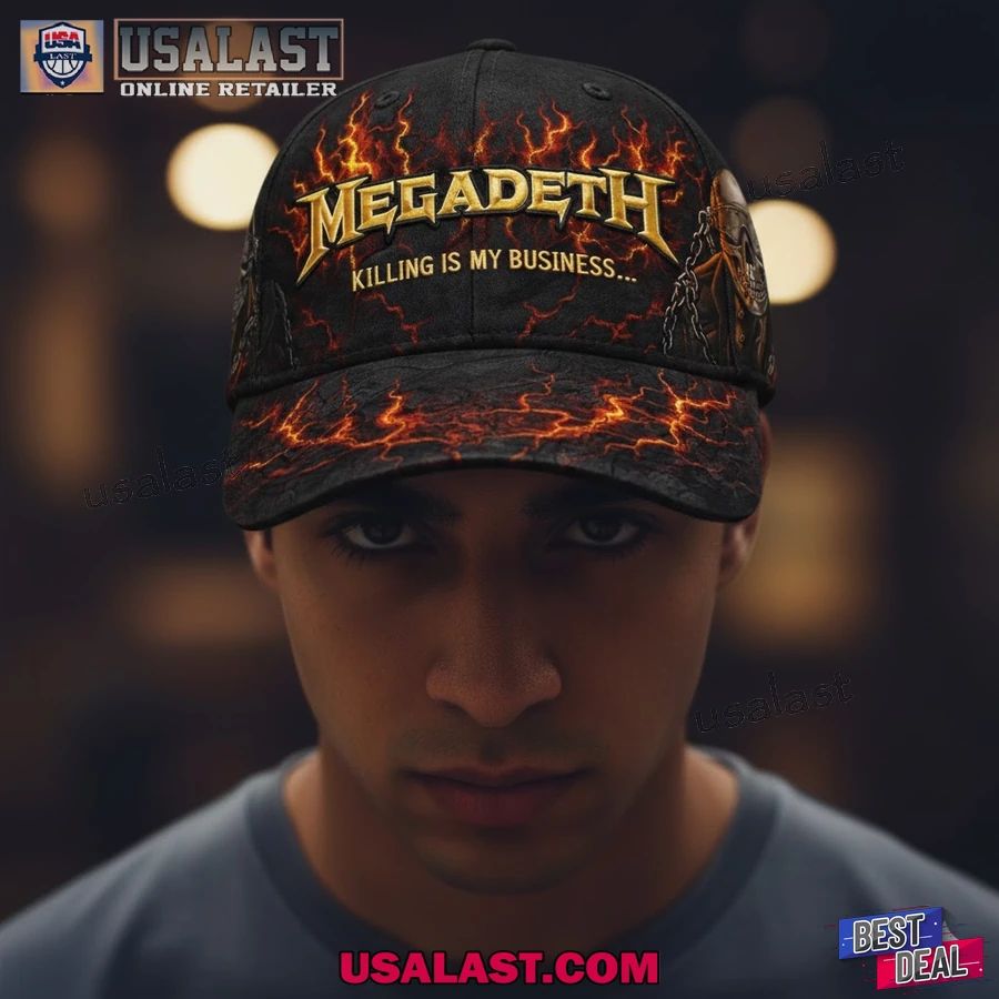 Megadeth Killing Is My Business Classic Cap - Adult & Kids T-Shirts, Sweatshirts & Hoodies apparel design preview 1