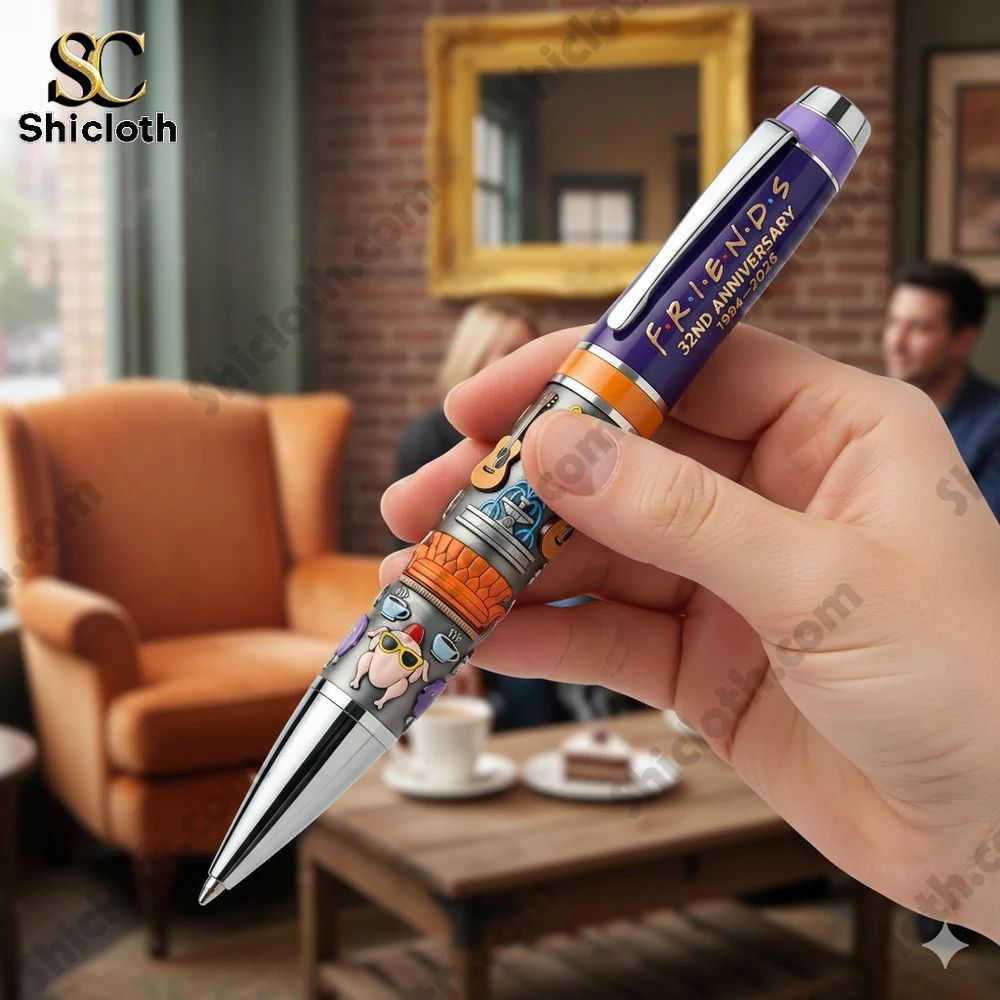 Friends 32nd Anniversary Collectible Ballpoint Pen - Adult & Kids T-Shirts, Sweatshirts & Hoodies apparel design preview 1