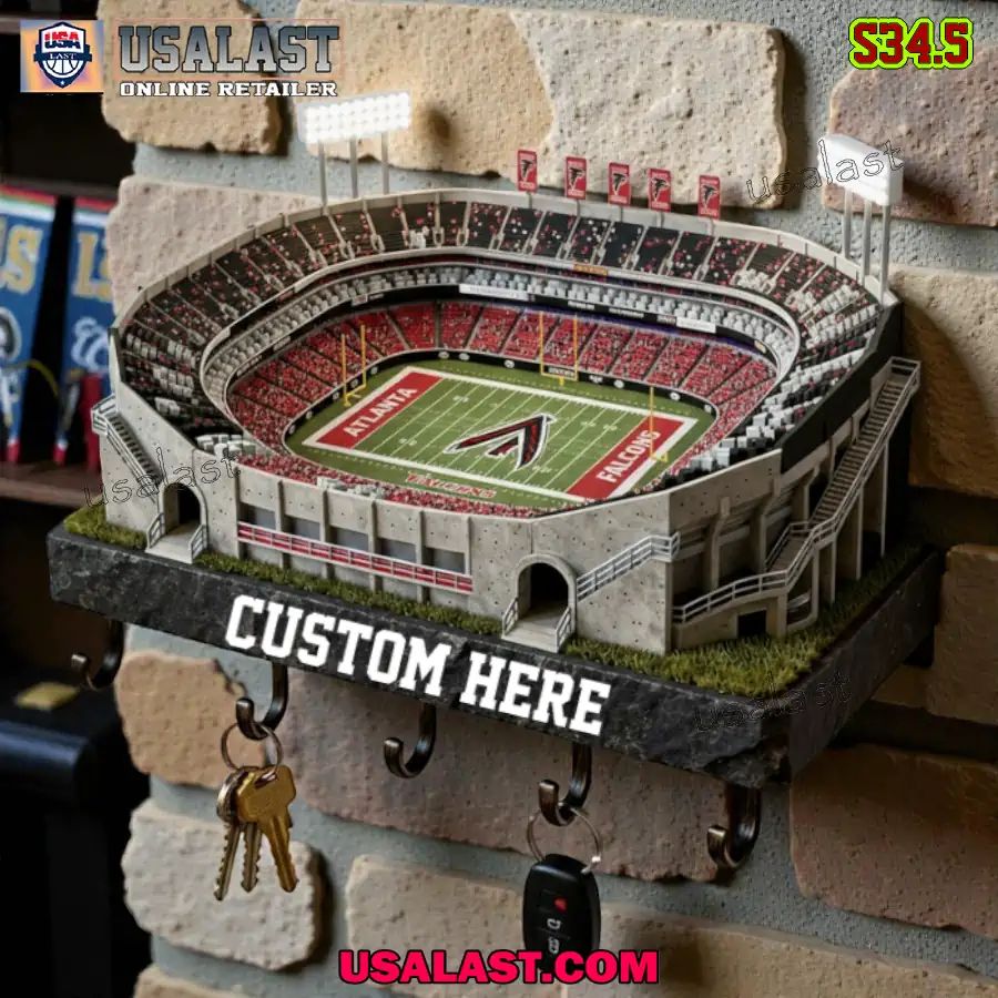Atlanta Falcons Sports Stadium Key Hooks, Holder - Adult & Kids T-Shirts, Sweatshirts & Hoodies apparel design preview 1