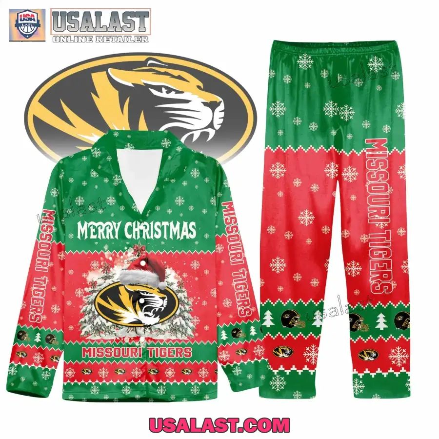 Missouri Tigers Button Pajamas Set - Adult & Kids T-Shirts, Sweatshirts & Hoodies apparel design preview 1