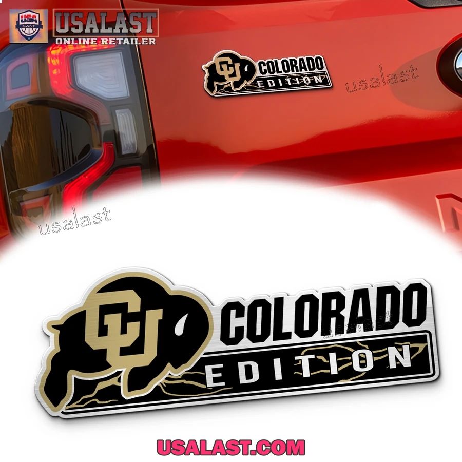 Colorado Buffaloes Edition 3D Car Emblem Badge - Adult & Kids T-Shirts, Sweatshirts & Hoodies apparel design preview 1