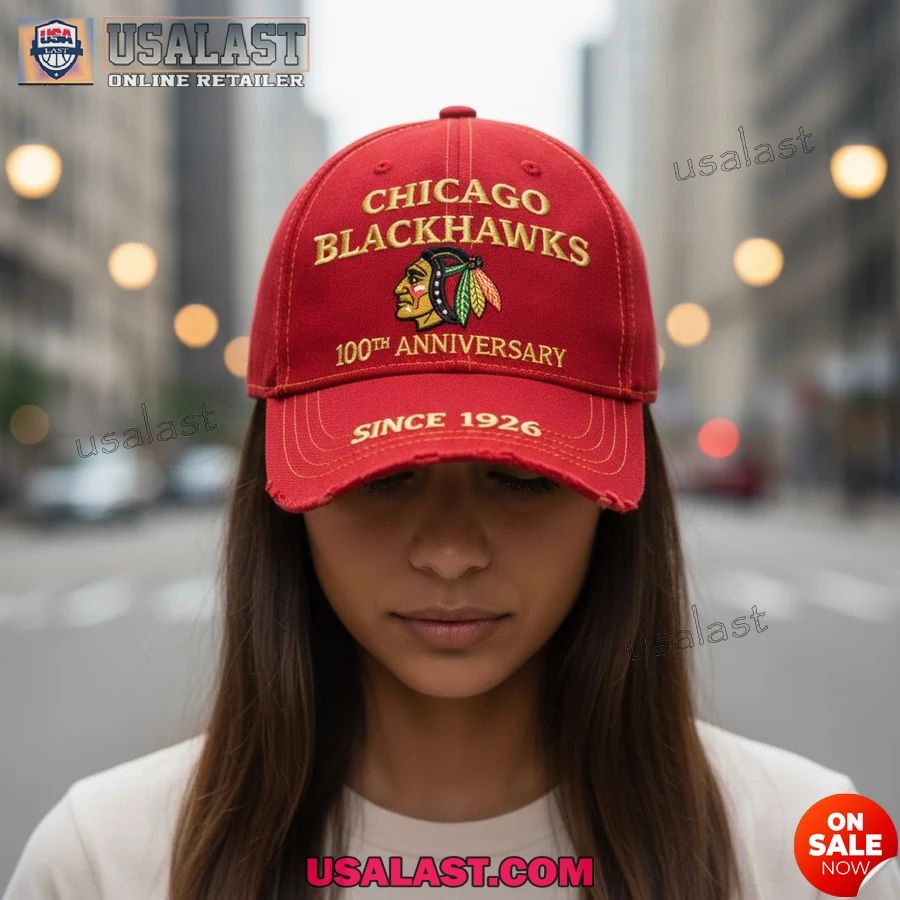 Chicago Blackhawks 100th Anniversary 1926-2026 - Adult & Kids T-Shirts, Sweatshirts & Hoodies apparel design preview 1