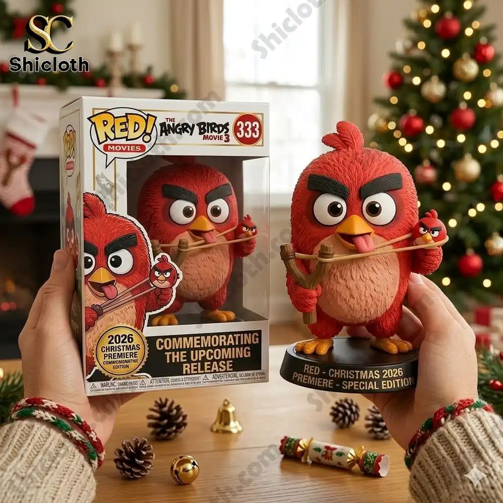 The Angry Birds Movie 3 Funko Pop Figure - Adult & Kids T-Shirts, Sweatshirts & Hoodies apparel design preview 1
