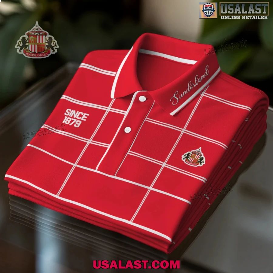 Sunderland AFC Premium Men Polo - Adult & Kids T-Shirts, Sweatshirts & Hoodies apparel design preview 1