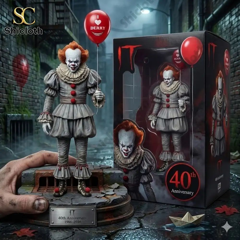 IT 40th Anniversary Pop Figure Doll - Adult & Kids T-Shirts, Sweatshirts & Hoodies apparel design preview 1