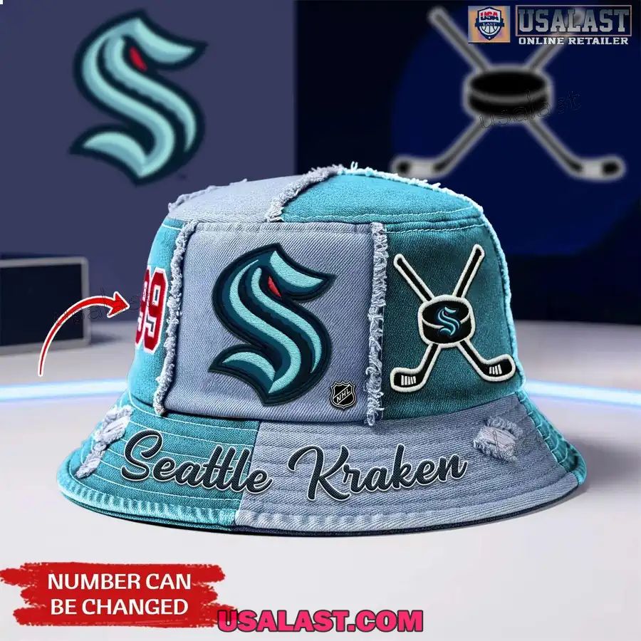 Seattle Kraken Premium Bucket Hat - Adult & Kids T-Shirts, Sweatshirts & Hoodies apparel design preview 1