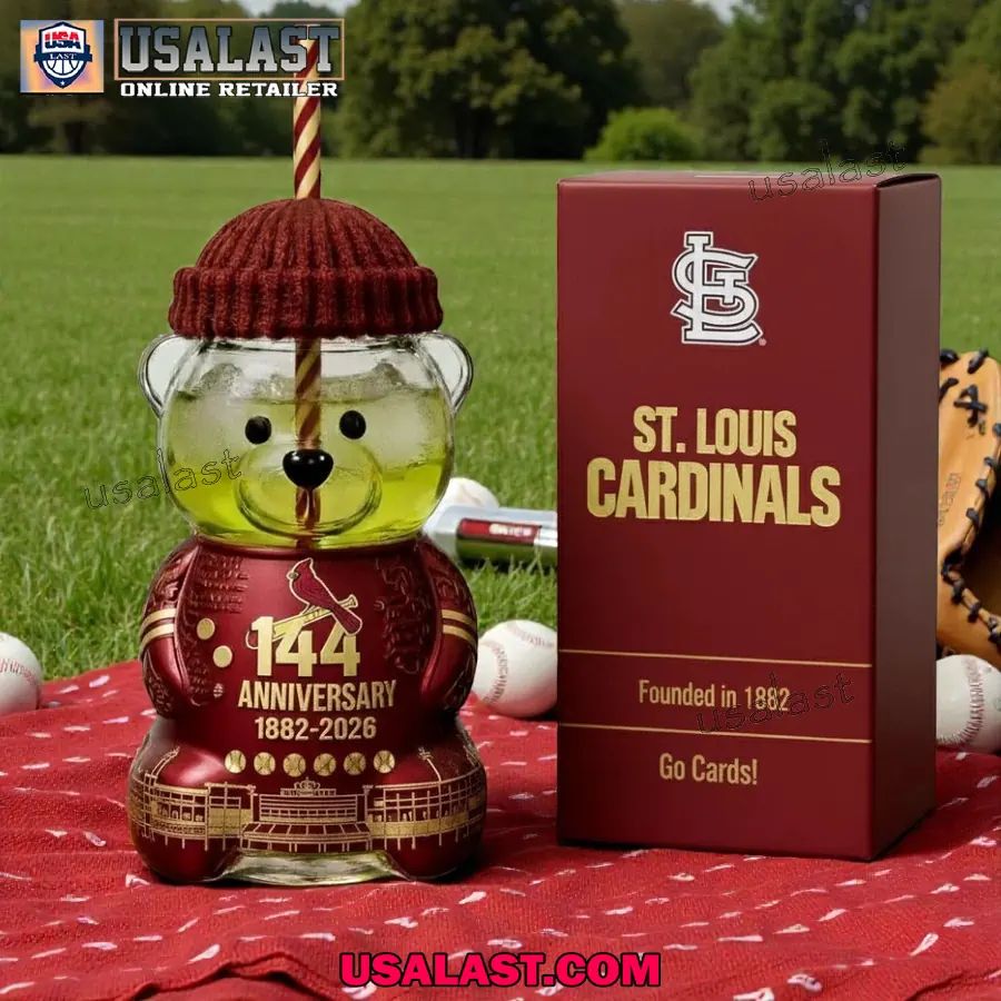 St. Louis Cardinals 144th Anniversary Collectible - Adult & Kids T-Shirts, Sweatshirts & Hoodies apparel design preview 1