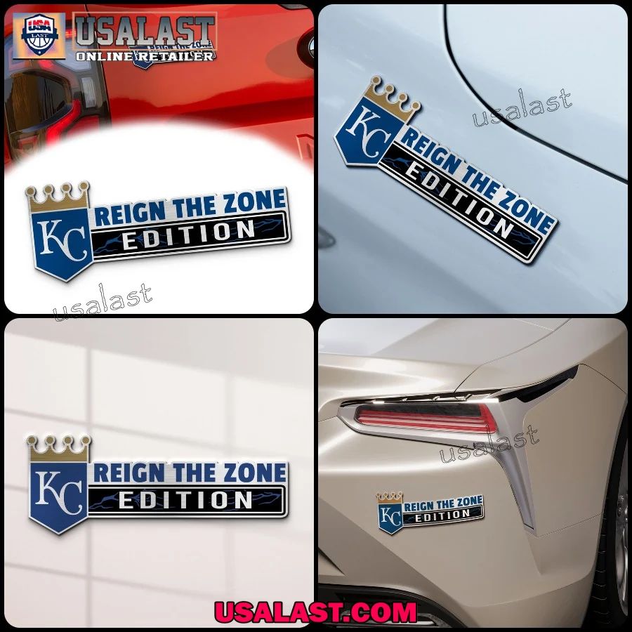 Kansas City Royals Edition Engraved Car Name Badge - Adult & Kids T-Shirts, Sweatshirts & Hoodies apparel design preview 1
