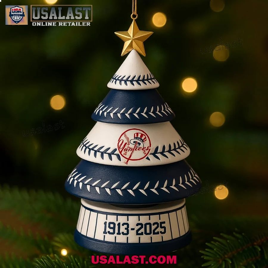 New York Yankees Christmas Tree Ornament - Adult & Kids T-Shirts, Sweatshirts & Hoodies apparel design preview 1