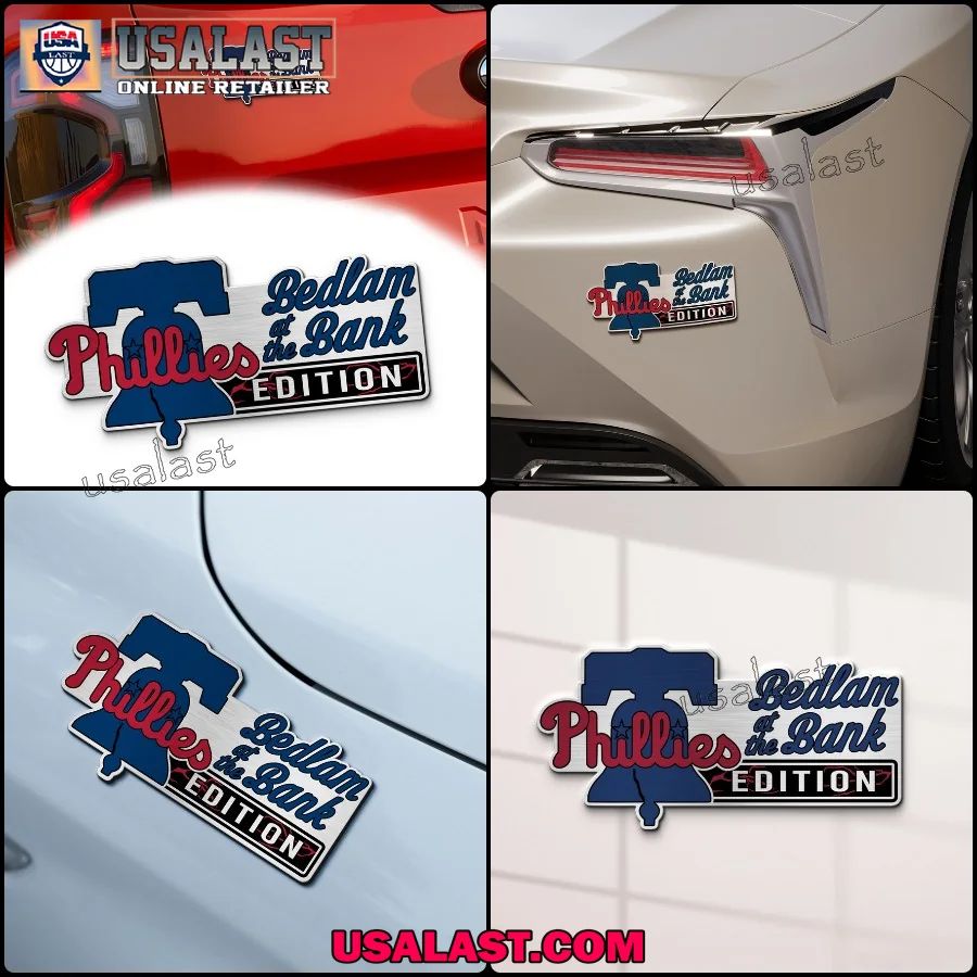 Philadelphia Phillies Edition Engraved Car Name Badge - Adult & Kids T-Shirts, Sweatshirts & Hoodies apparel design preview 1