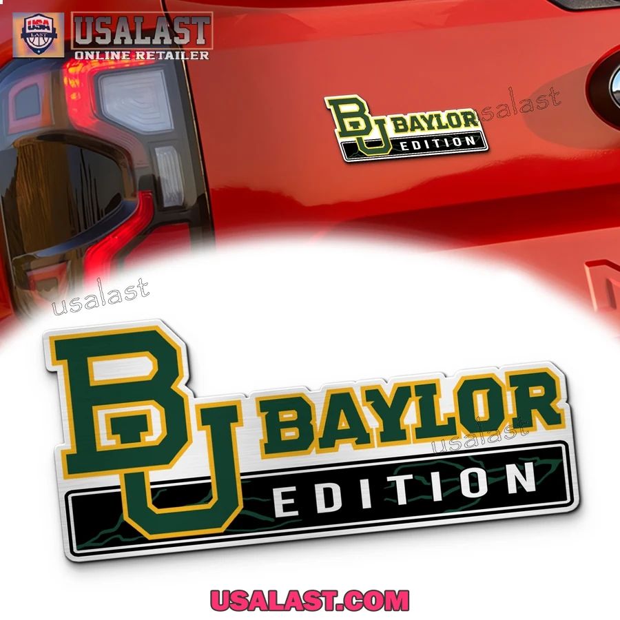 Baylor Bears Edition 3D Car Emblem Badge - Adult & Kids T-Shirts, Sweatshirts & Hoodies apparel design preview 1