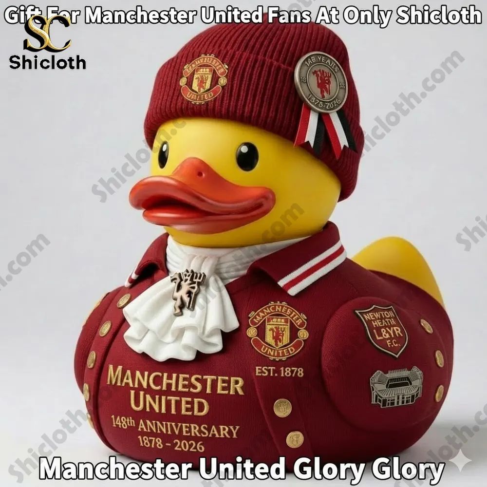 Manchester United 148Th Anniversary Duck - Adult & Kids T-Shirts, Sweatshirts & Hoodies apparel design preview 1