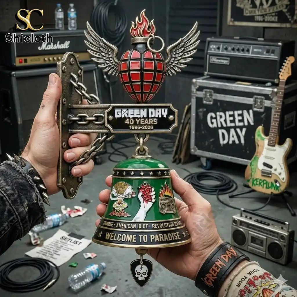Green Day 40th Anniversary American Idiot Album Art - Adult & Kids T-Shirts, Sweatshirts & Hoodies apparel design preview 1