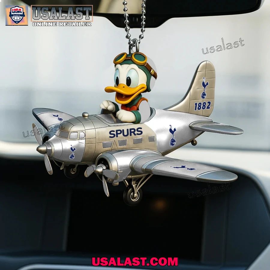 Tottenham Hotspur x Donald Duck Christmas Hanging - Adult & Kids T-Shirts, Sweatshirts & Hoodies apparel design preview 1