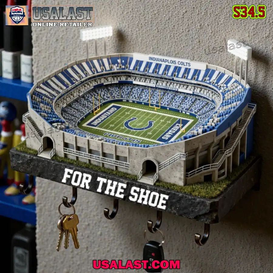 Indianapolis Colts Sports Stadium Key Hooks, Holder - Adult & Kids T-Shirts, Sweatshirts & Hoodies apparel design preview 1