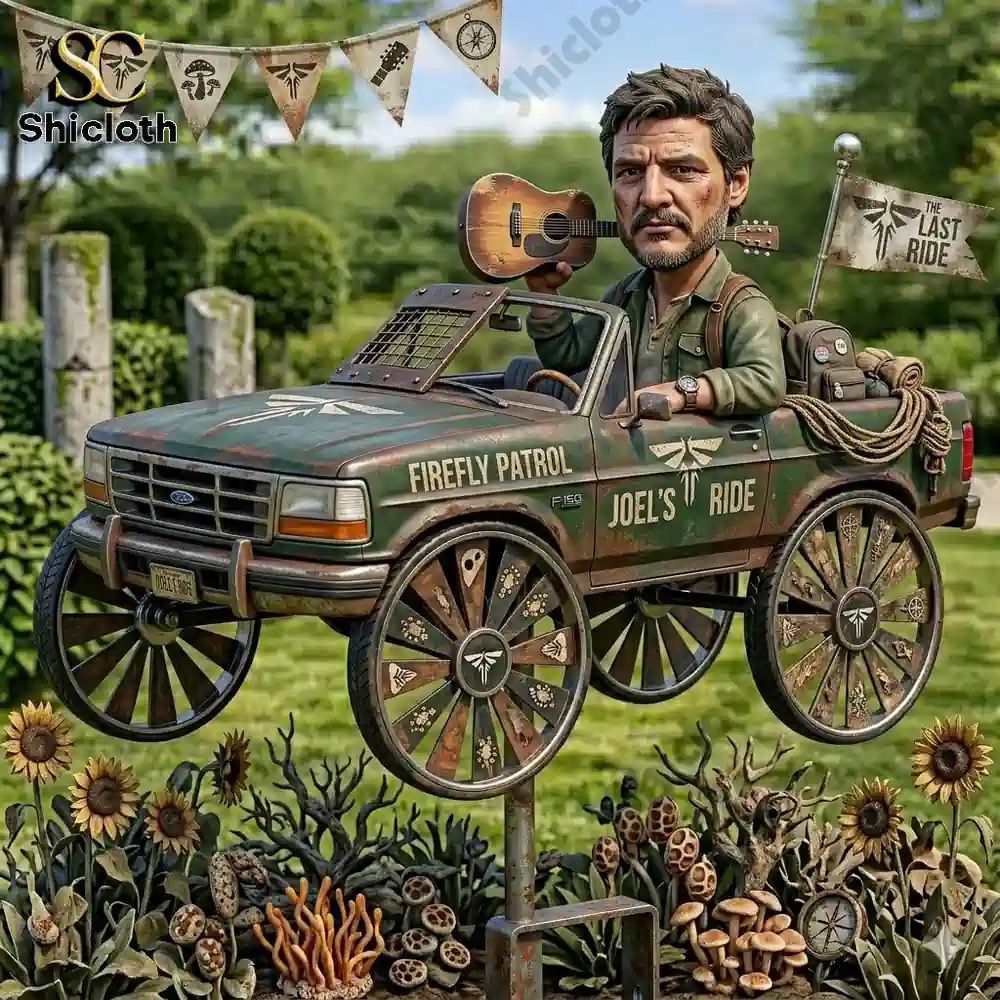 Pedro Pascal x Ford F-150 Firefly Patrol Wind Spinner - Adult & Kids T-Shirts, Sweatshirts & Hoodies apparel design preview 1